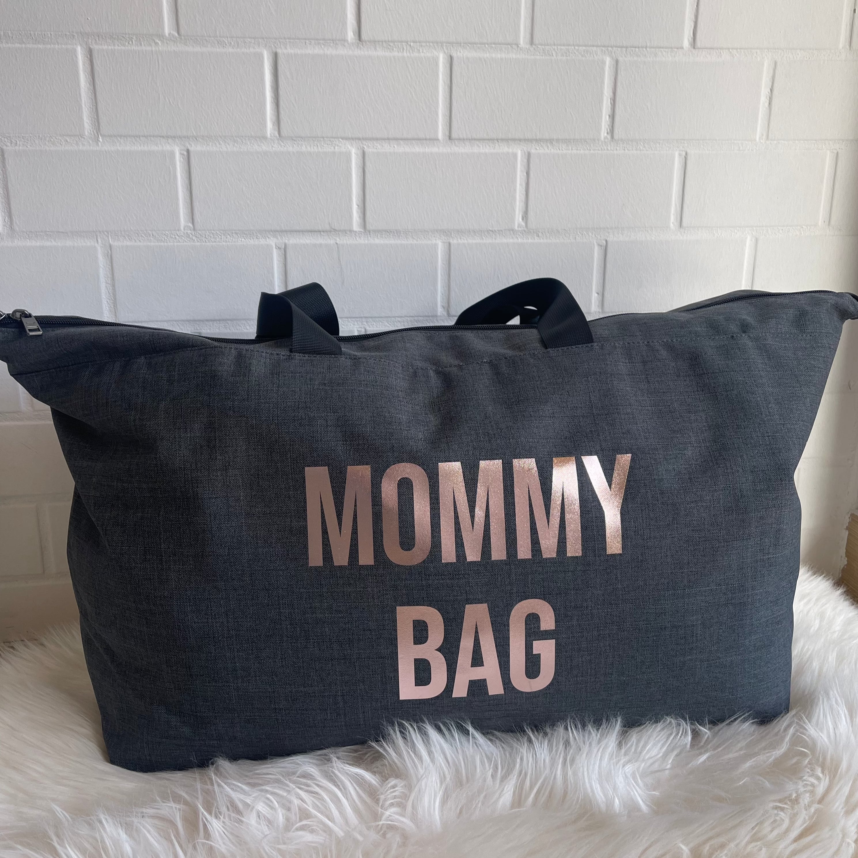 Borsone modello Family MOMMY BAG Rosa specchio Online now