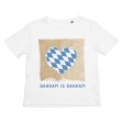 Kid s Bavarian Heart Graphic T-Shirt  Dahoam is Dahoam  - White For Sale