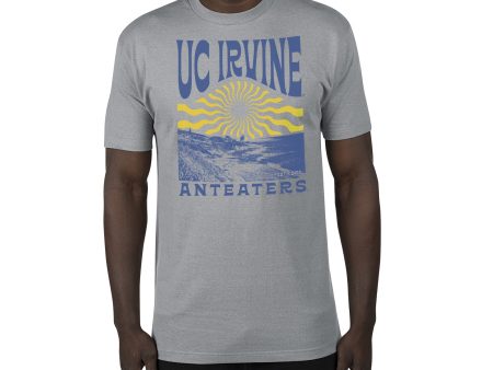 USCAPE UC Irvine Sunburst Renew Short Sleeve Tee, Stormy Grey on Sale