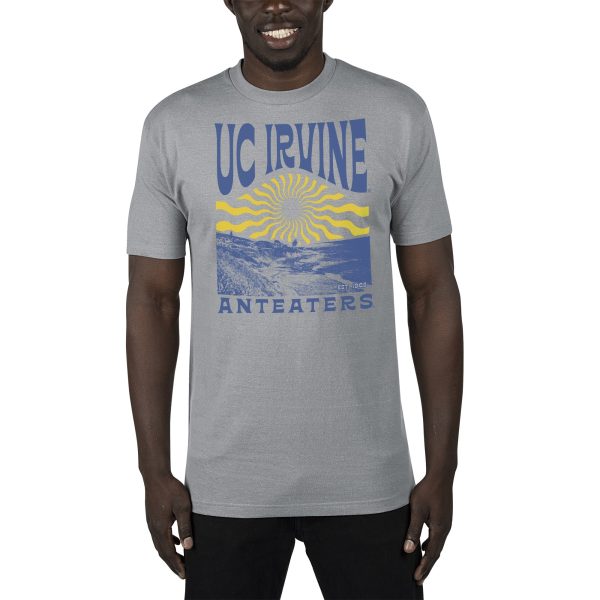 USCAPE UC Irvine Sunburst Renew Short Sleeve Tee, Stormy Grey on Sale