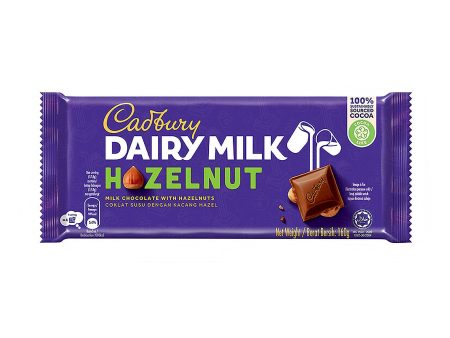 Cadbury Dairy Milk Hazelnut Chocolate Bar 160g For Sale