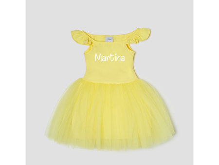 Tutù abitino in tulle Lemon Personalizzabile con Nome Online Hot Sale