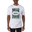 USCAPE Michigan State University Poster Short Sleeve Tee, White Hot on Sale