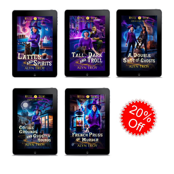 Mystic Brews Bundle 1-5 ebooks on Sale