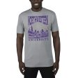 USCAPE Northwestern University Sunburst Renew Short Sleeve Tee, Stormy Grey For Discount