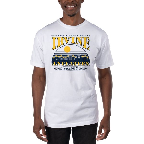 USCAPE UC Irvine Stars Short Sleeve Tee, White on Sale