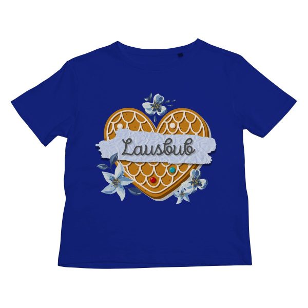 Boy s Bavarian Graphic T-Shirt  Lausbub  gingerbread heart & floral print - 6 colours on Sale