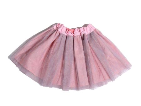 MESH OVERLAY TWIRL SKIRT Sale