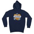 Boy s Bavarian Graphic Hoodie  Lausbub  gingerbread heart & floral print - 6 colours Sale