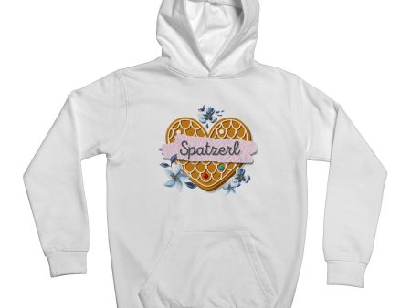 Girl s Bavarian Graphic Hoodie  Spatzerl  gingerbread heart & floral print - 4 colours Online Hot Sale