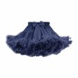 Gonna Ampia in Tulle  Navy Fashion