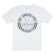 USCAPE East Tennessee State University  90s Flyer Short Sleeve Tee, White Cheap