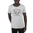 USCAPE George Washington University Academy Renew Short Sleeve Ringer, Ash Black Cheap