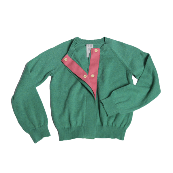 BABY CLASSIC CREW NECK CARDI on Sale