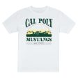 USCAPE Cal Poly San Luis Obispo Stars Short Sleeve Tee, White For Cheap