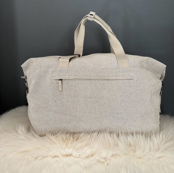 Borsone modello “Mommy” Beige Cerbiatto fiori di Pesco Online