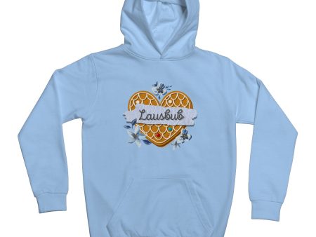 Boy s Bavarian Graphic Hoodie  Lausbub  gingerbread heart & floral print - 6 colours Sale