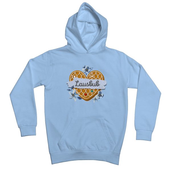 Boy s Bavarian Graphic Hoodie  Lausbub  gingerbread heart & floral print - 6 colours Sale