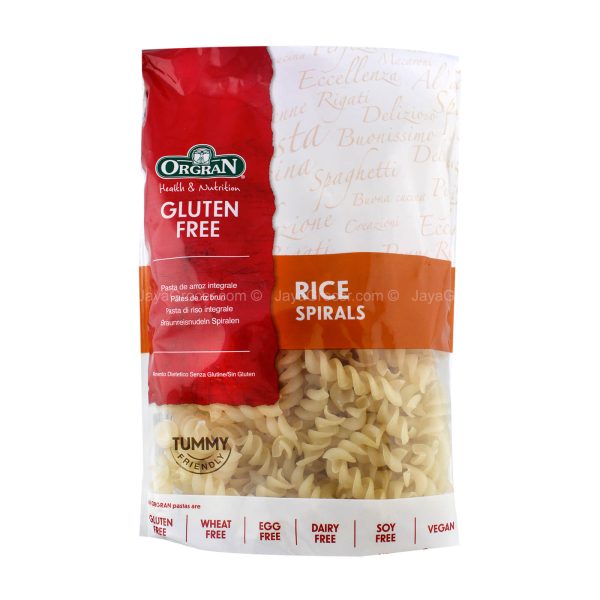 Orgran Gluten Free Rice Spirals Pasta 250g Cheap