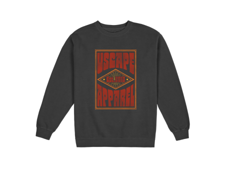 USCAPE Apparel Poster Fleece Crewneck, Black Online