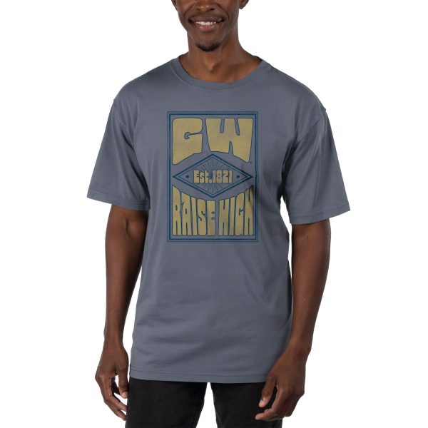 USCAPE George Washington University Poster Short Sleeve Tee, Blue Sale