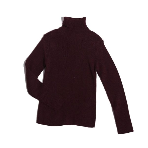 SLIM FIT RIBBED TURTLENECK on Sale