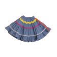 CRISS CROSS FLARE SKIRT Fashion