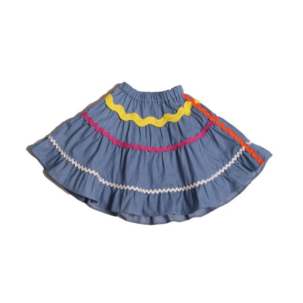 CRISS CROSS FLARE SKIRT Fashion