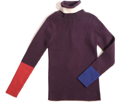 PATCHWORK RIBBED TURTLENECK Supply