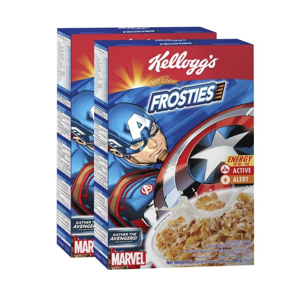 Kellogg s Cocoa Frosties Cereal (Free Line Friends Container) 350g x 2 Discount