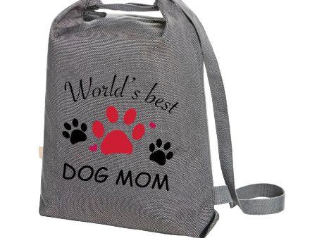 Borsa Zaino Multiuso World s Best Dog Mom Online Hot Sale