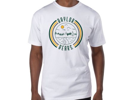 USCAPE Baylor University  90s Flyer Short Sleeve Tee, White For Cheap