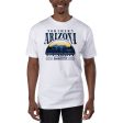 USCAPE Northern Arizona University Stars Short Sleeve Tee, White Hot on Sale