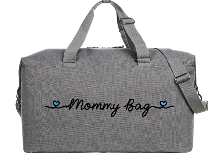 Borsone Mommy Bag Grey nero azzurro Online Sale