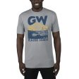 USCAPE George Washington University Sunburst Renew Short Sleeve Tee, Stormy Grey For Cheap