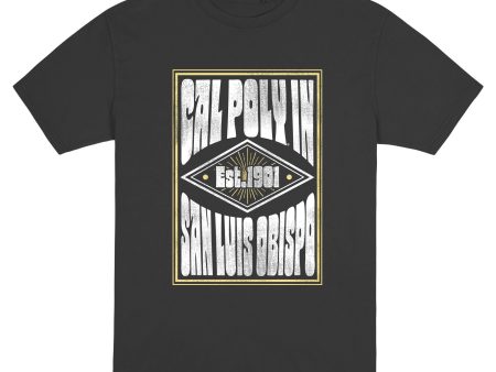 USCAPE Cal Poly San Luis Obispo Poster Short Sleeve Tee, Black Discount