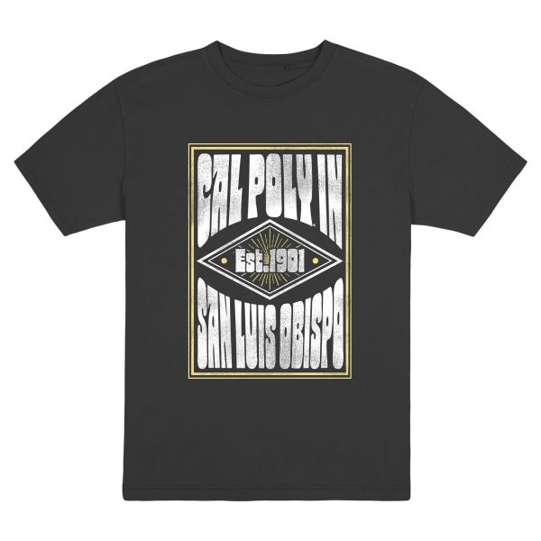 USCAPE Cal Poly San Luis Obispo Poster Short Sleeve Tee, Black Discount