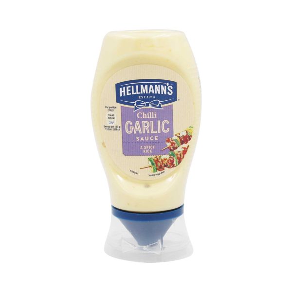 Hellmanns Garlic and Chili Sauce Squeeze Bottle 250ml For Discount