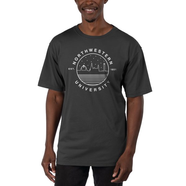 USCAPE Northwestern University Starry Scape Short Sleeve Tee, Black Supply