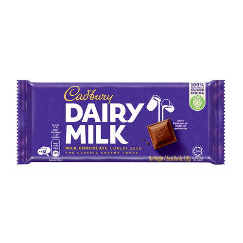 Cadbury Dairy Milk Chocolate Bar 160g For Sale