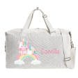 Borsone modello “Mommy” Beige Unicorno Arcobaleno For Cheap