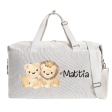 Borsone modello “Mommy” Beige Famiglia Leoni For Cheap