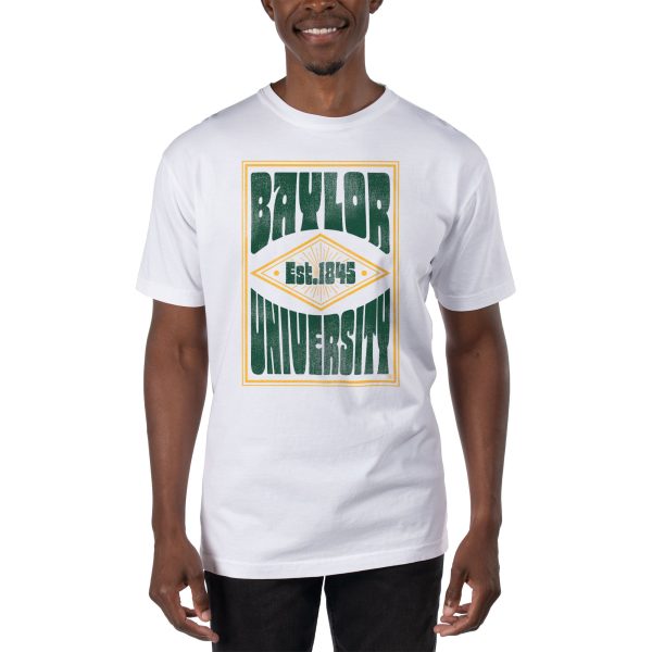 USCAPE Baylor University Poster Short Sleeve Tee, White Fashion