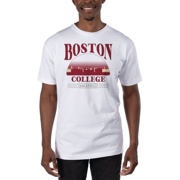 USCAPE Boston College Stars Short Sleeve Tee, White Supply