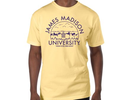 USCAPE James Madison University Voyager Short Sleeve Tee, Lemonade Online