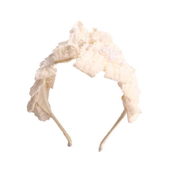 GAEL SCROLLED LACE TIARA Sale