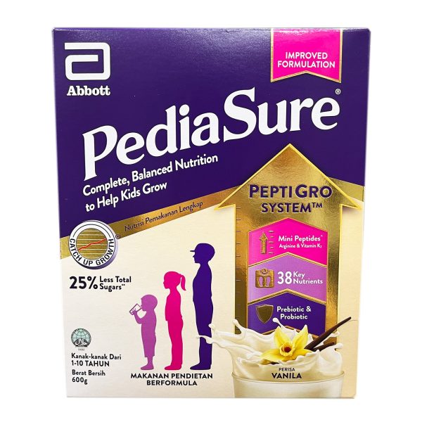 PediaSure OptiHeight System Vanilla Flavour Formula Milk 600g For Cheap