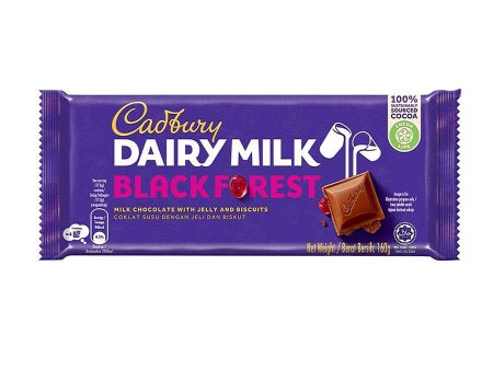 Cadbury Dairy Milk Black Forest Chocolate Bar 160g Supply