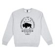 USCAPE University of Colorado Boulder Typography Heavyweight Crewneck, Grey Heather Online