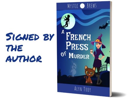 Signed Copy A French Press of Murder MB#5 PAPERBACK Supply